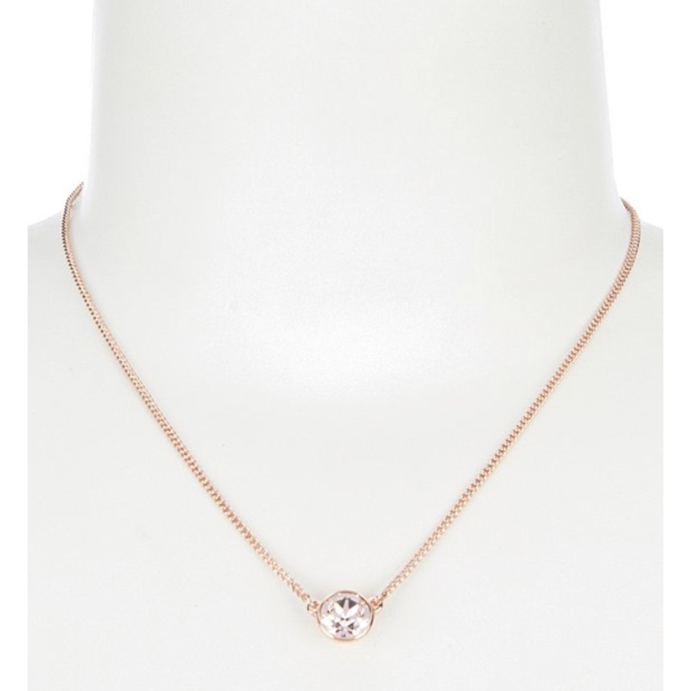 Givenchy Swarovski Pendant Necklace, 16" + 2"
